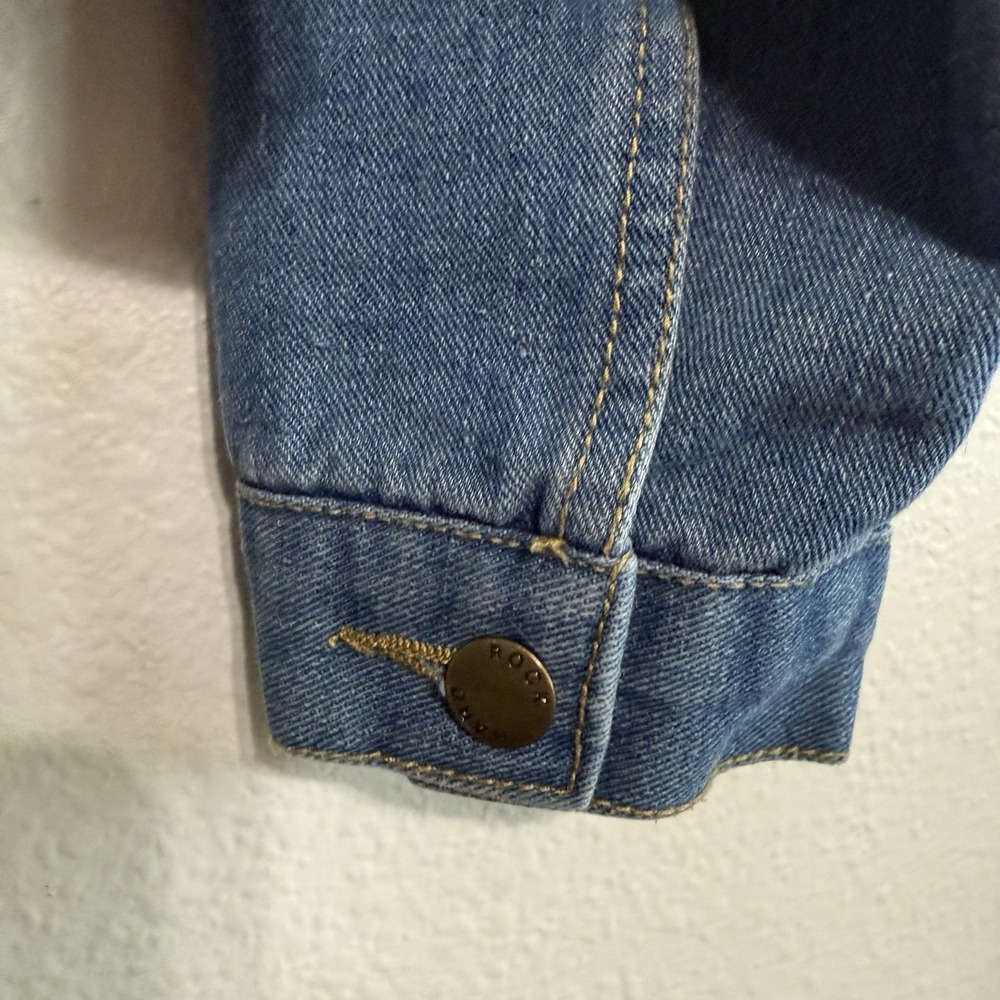 Seminole Hard Rock Hotel Casino Adult Size Large Jean Jacket Denim Trucker Tampa - Picture 3 of 8